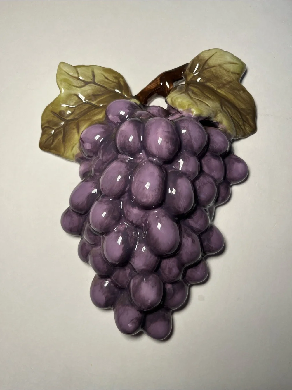 Vintage Home Interiors SonomaVilla Ceramic Fruit Wall Plaques Set of 3